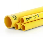 مواسير HDPE PE 80 ضغط 4 بار قطر خارجي 250 مم سمك 7.7 مم لون أصفر | نيبروبلاست