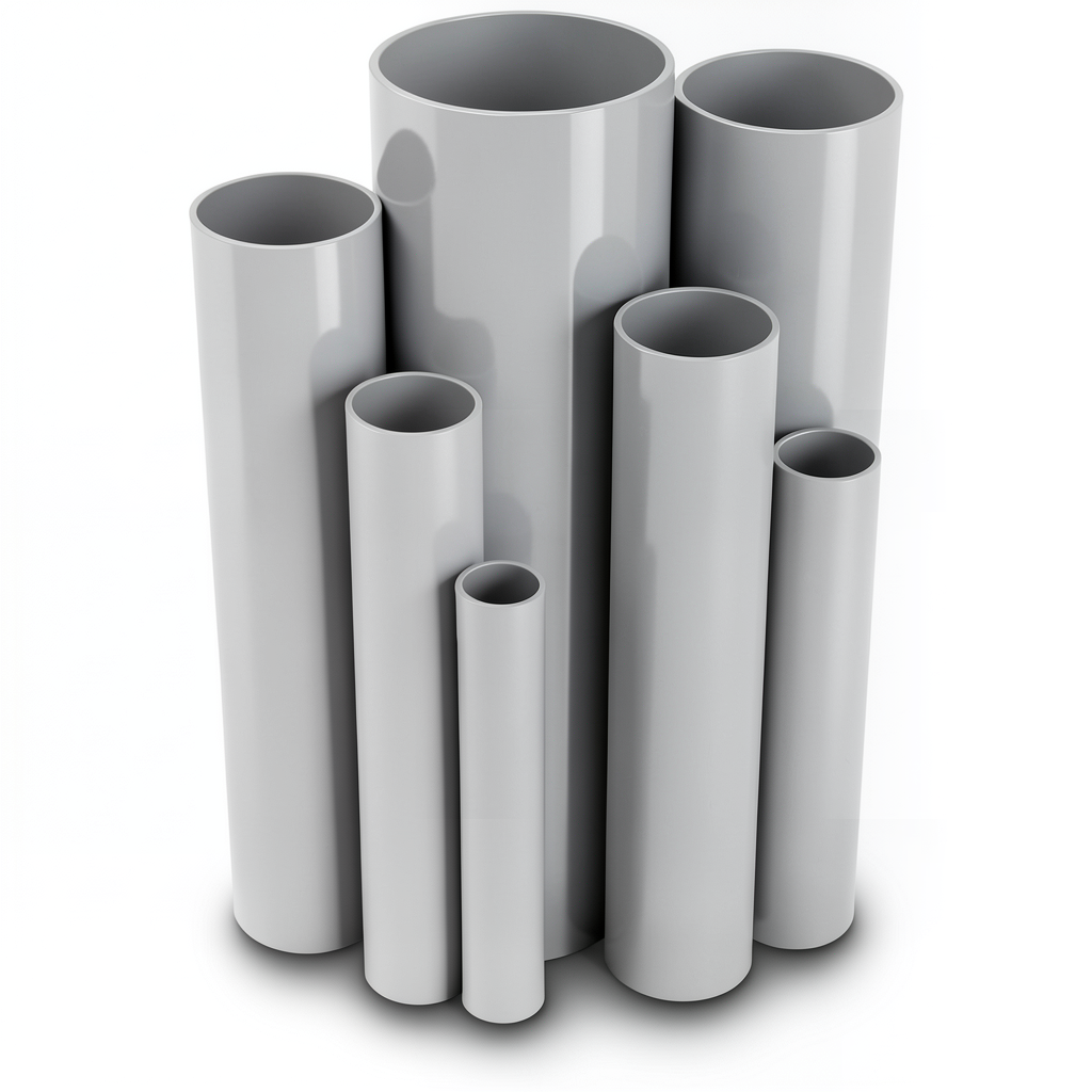 UPVC Pipes Nominal Pressure 16/20 Bar Outside Diameter 400 mm Thickness 29.7 mm Gray