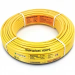 أنابيب HDPE نيبروبلاست PE 100 ضغط 20 بار قطر خارجي 110 مم سمك 12.3 مم لون أصفر 