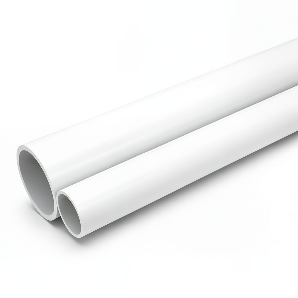 UPVC Pipes Schedule 40 ½ Inch Thickness 2.77 mm White