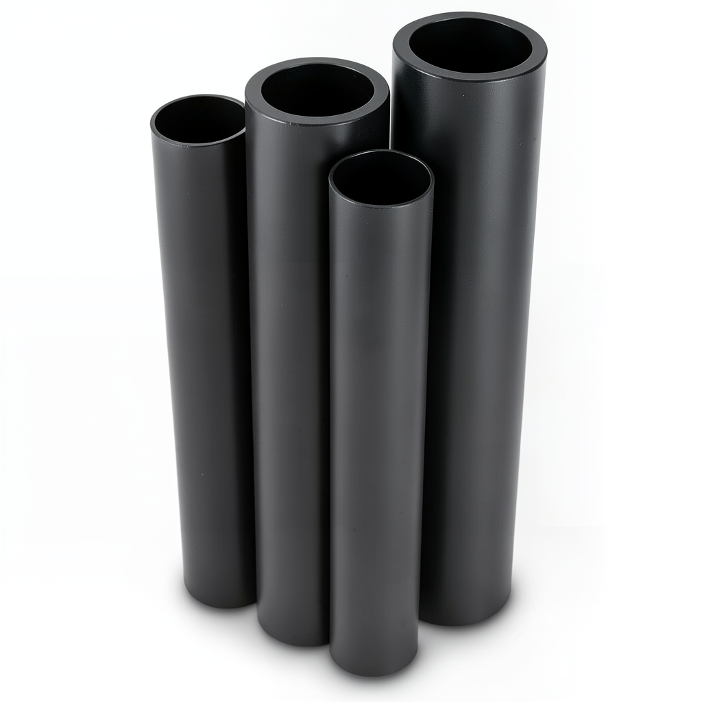 مواسير HDPE قطر خارجي 50 مم سمك 4.6 مم لون أسود