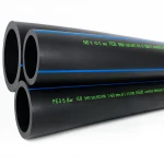 Neproplast HDPE Pipes PE 80 Pressure 16 Bar Outside Diameter 140 mm Thickness 15.7 mm Color Black