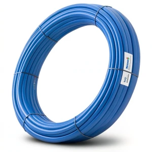 أنابيب HDPE PE 80 ضغط 10 بار قطر خارجي 125 مم سمك 9.2 مم لون أزرق | نيبروبلاست
