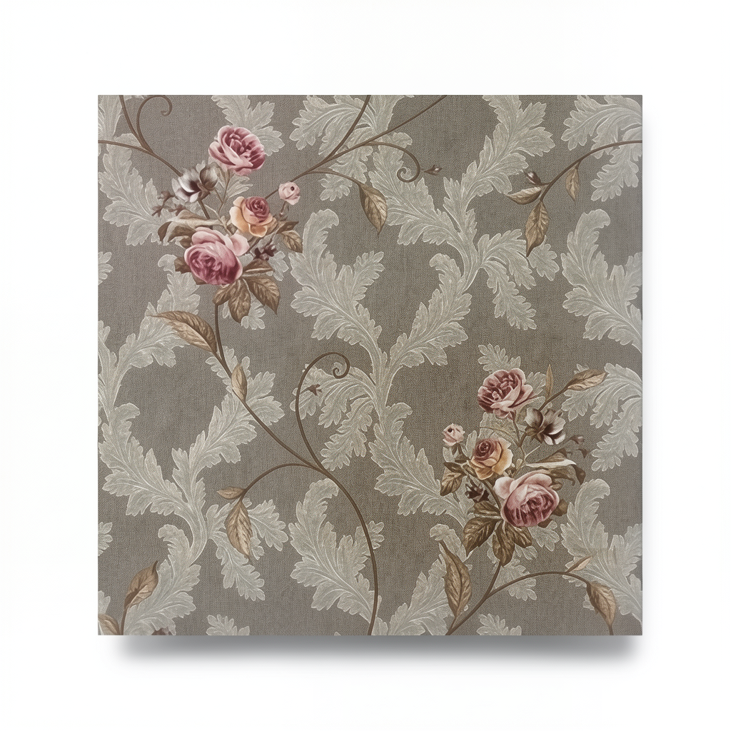 Italian Wall Decoration 10m x 1.06m Dark Beige, Model 7301
