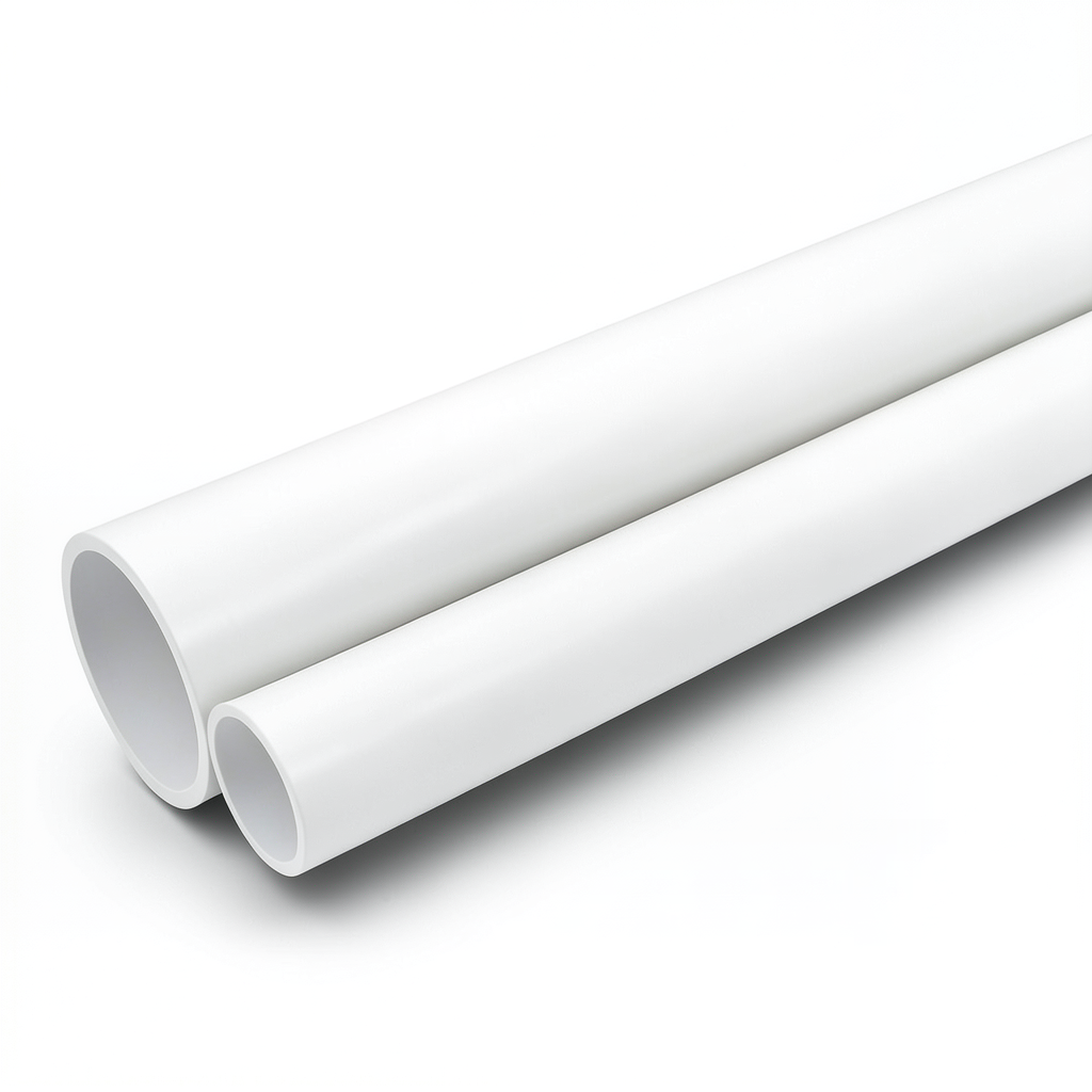 أنابيب UPVC جدول 40 مقاس 2 إنش سمك 3.91 مم لون أبيض