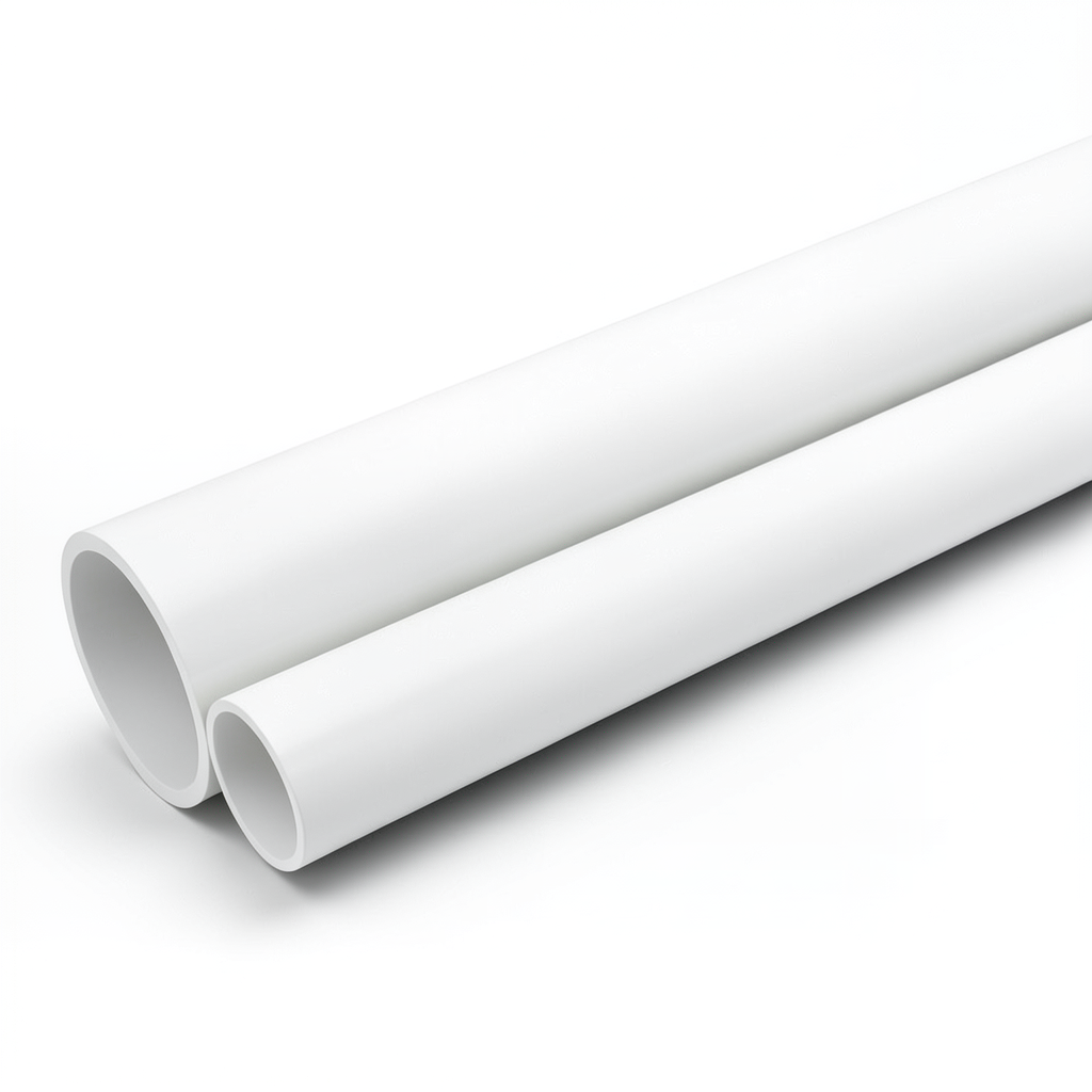 مواسير UPVC جدول 40 مقاس 3 إنش سمك 5.49 مم لون أبيض