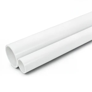 أنابيب UPVC جدول 40 مقاس 4 إنش سمك 6.02 مم لون أبيض