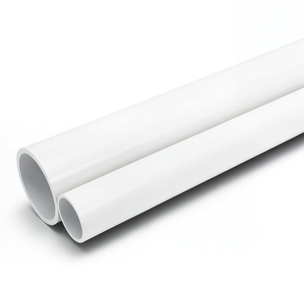 مواسير UPVC جدول 40 مقاس 6 إنش سمك 7.11 مم لون أبيض