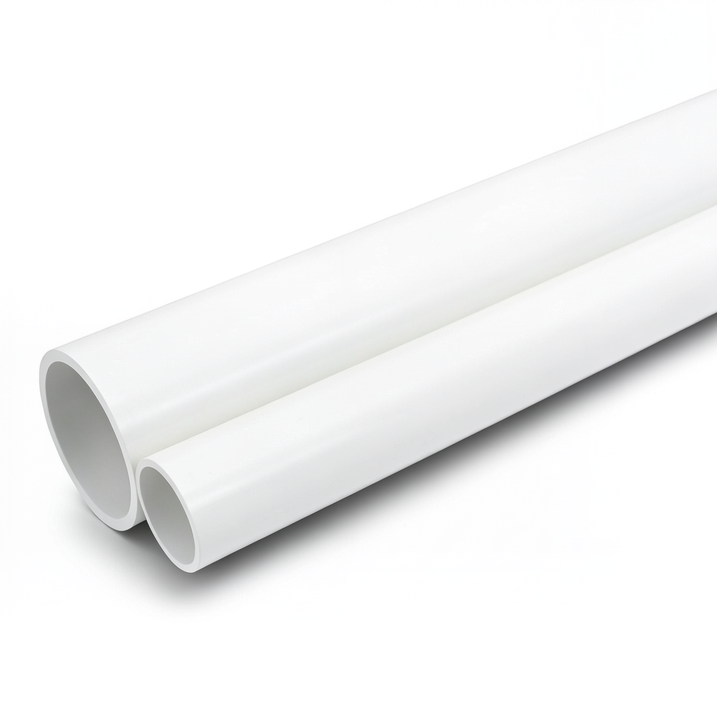 UPVC Pipes Schedule 40 Size 2 Inch Thickness 3.91 mm White