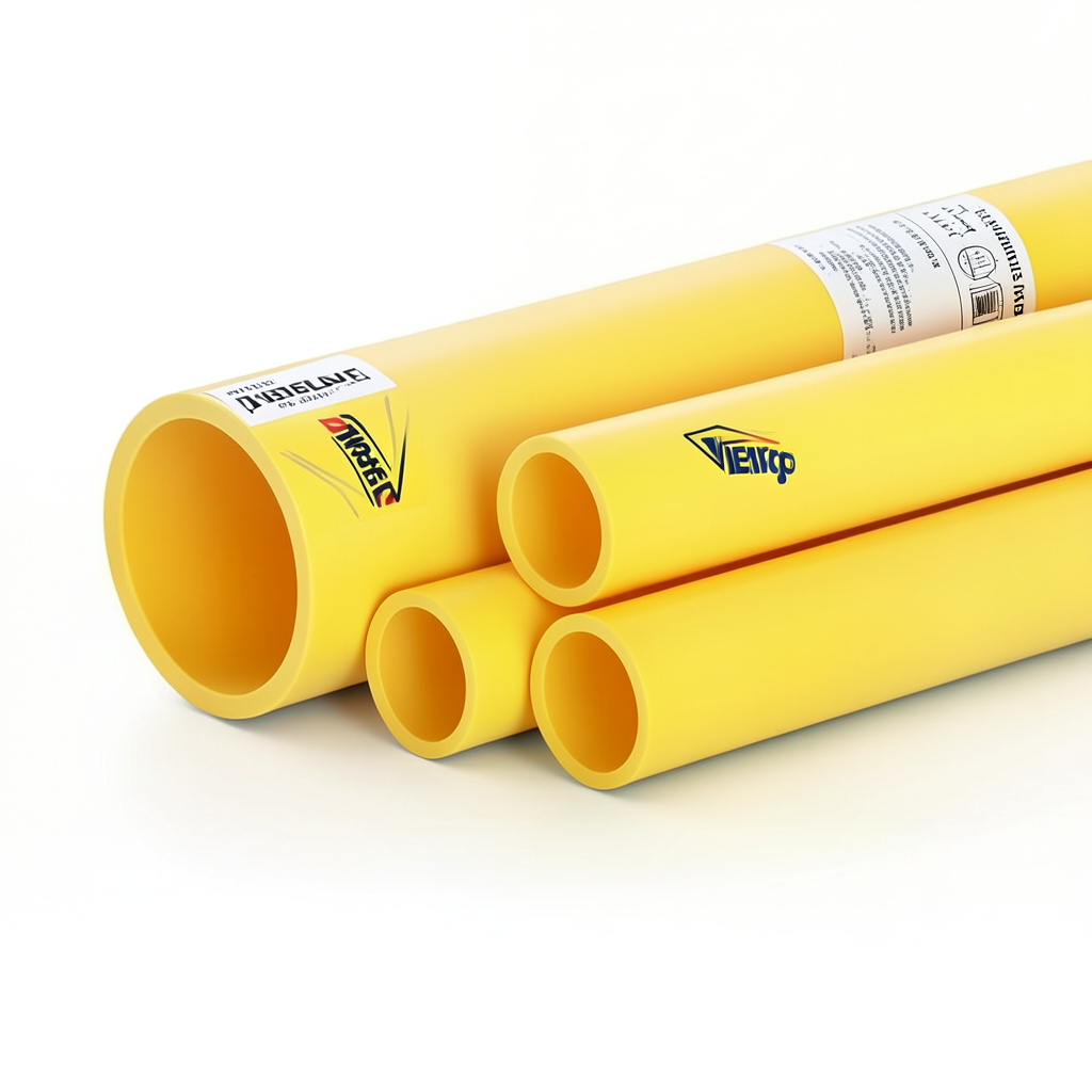 HDPE Pipes PE 80 Pressure 4 Bar 500 mm Diameter 15.3 mm Thickness Yellow | NEPROPLAST