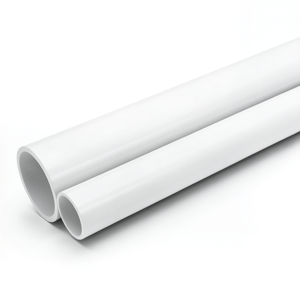 مواسير UPVC جدول 40 مقاس ½ 2 إنش سمك 5.16 مم لون أبيض