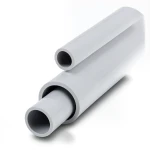مواسير UPVC جدول 40 مقاس ¼ 1 إنش سمك 3.56 مم لون رمادي فاتح