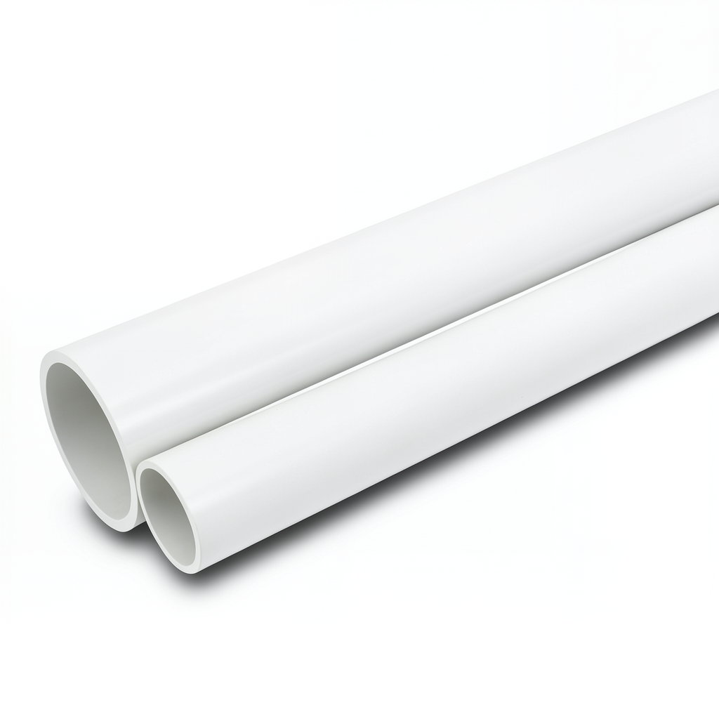 مواسير UPVC جدول 40 مقاس 6 إنش سمك 7.11 مم لون أبيض