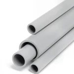 مواسير UPVC جدول 40 مقاس ½ 2 إنش سمك 5.16 مم لون رمادي فاتح
