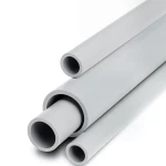 مواسير UPVC 3P Brand جدول 40 مقاس ¾ إنش سمك 2.87 مم لون رمادي فاتح