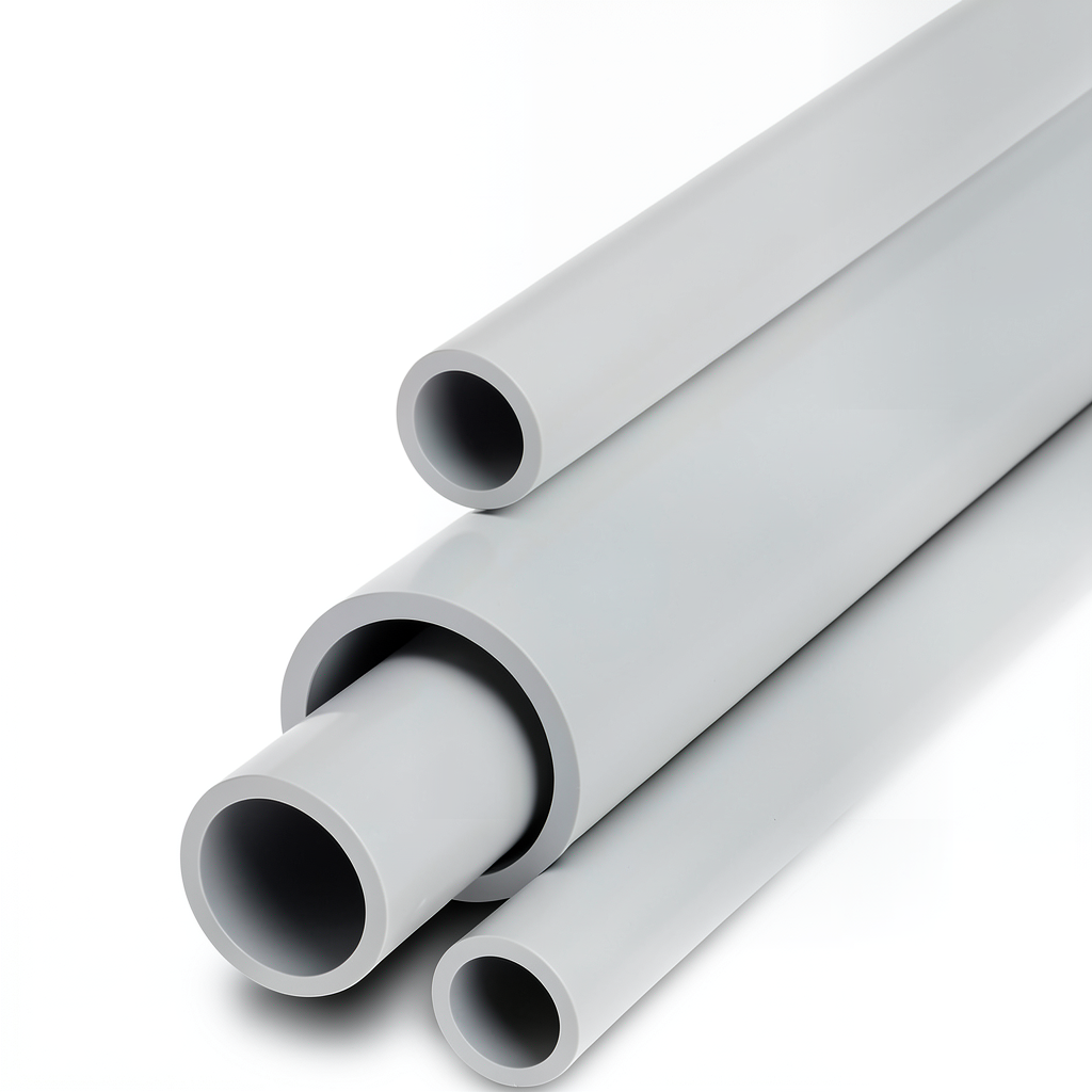 UPVC Pipes 3P Brand Schedule 40 Size ¾ Inch Thickness 2.87 mm Light Gray