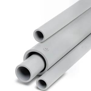 مواسير UPVC جدول 40 مقاس 4 إنش سمك 6.02 مم لون رمادي فاتح