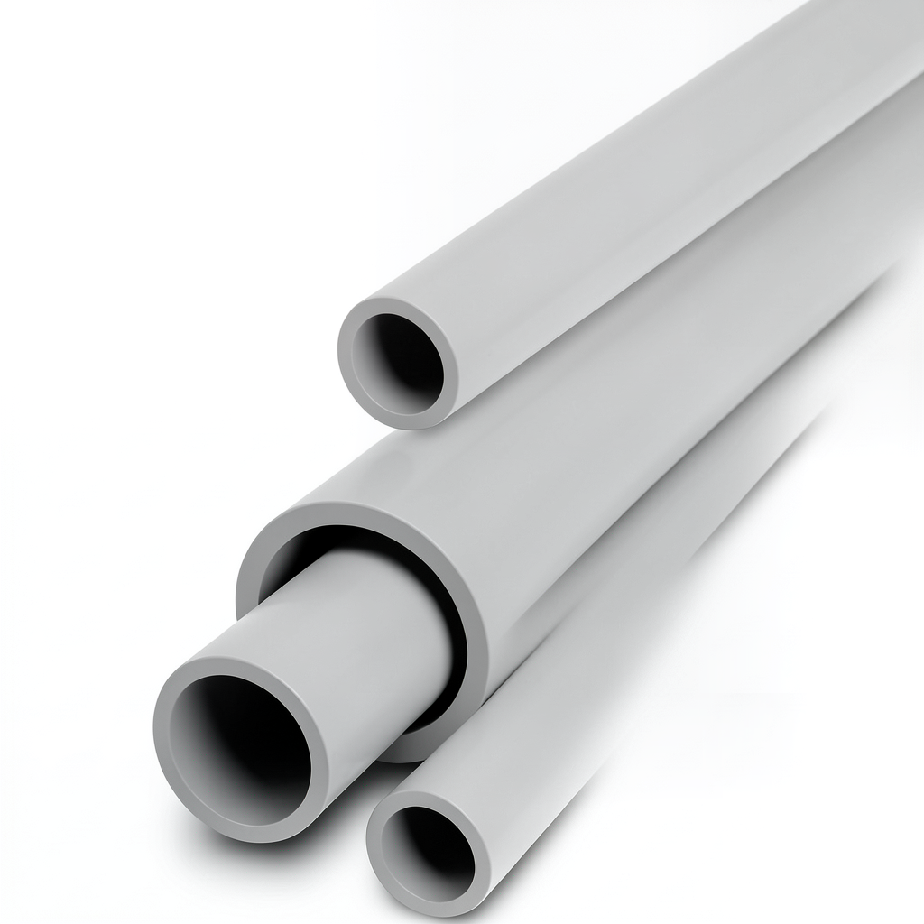 UPVC Pipes Schedule 40 Size 1 ¼ Inch Thickness 3.56 mm Light Gray
