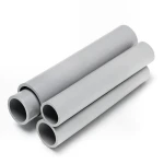 مواسير UPVC جدول 40 مقاس 6 إنش سمك 7.11 مم لون رمادي فاتح