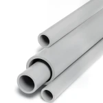 UPVC Pipes Schedule 40 Size 2 Inch Thickness 3.91 mm Light Gray