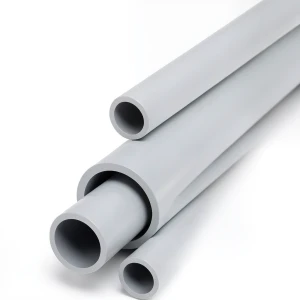 UPVC Pipes Schedule 40 Size 8 Inch Thickness 8.18 mm Light Gray