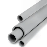 مواسير UPVC جدول 80 مقاس ½ إنش سمك 3.73 مم لون رمادي فاتح