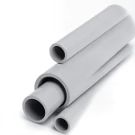 مواسير UPVC جدول 40 مقاس 4 إنش سمك 6.02 مم لون رمادي فاتح