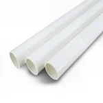 مواسير UPVC جاسكو جدول 40  مقاس ½ 1 إنش سمك 3.68 مم لون أبيض