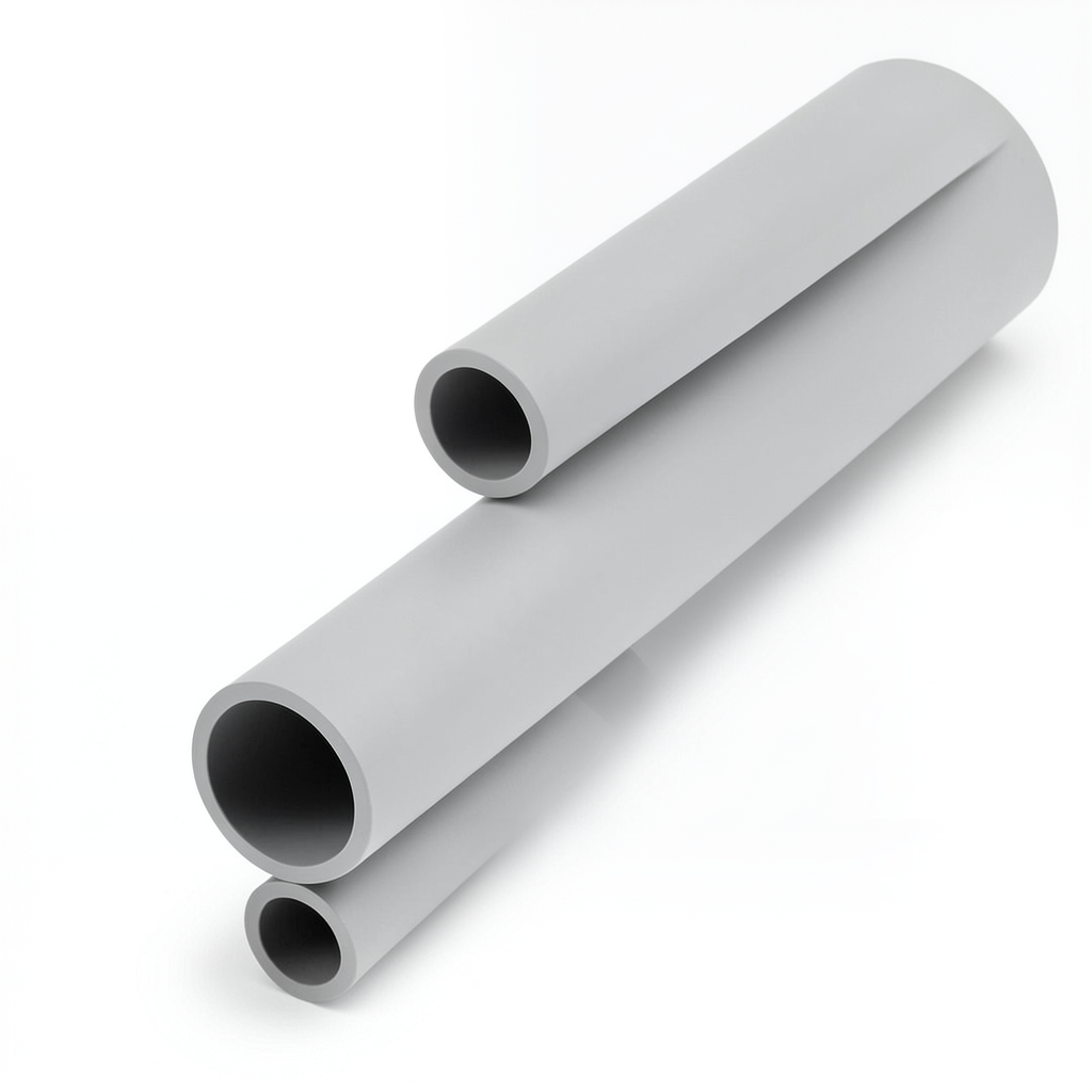 UPVC Pipes 3P Brand Schedule 80 Size ¾ Inch Thickness 3.91 mm Light Gray