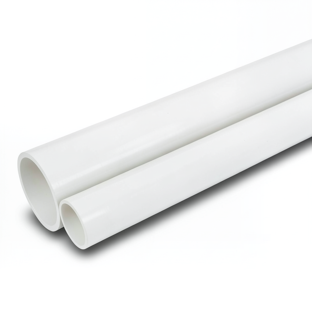 UPVC Pipes Schedule 40 Size 1½ inch Thickness 3.68 mm White