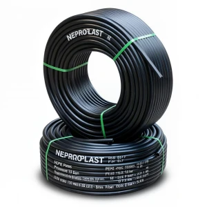 أنابيب HDPE PE 80 ضغط 10 بار قطر 50 مم سمك 3.7 مم لون أسود | نيبروبلاست