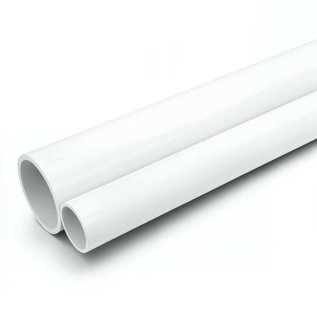 مواسير UPVC جدول 40 مقاس 3 إنش سمك 5.49 مم لون أبيض