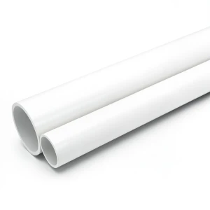 أنابيب UPVC جدول 40 مقاس 8 إنش سمك 8.18 مم لون أبيض