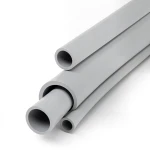 مواسير UPVC جدول 40 مقاس ½ إنش سمك 2.77 مم لون رمادي فاتح