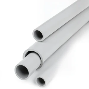 مواسير UPVC جدول 40 مقاس ¼ 1 إنش سمك 3.56 مم لون رمادي فاتح
