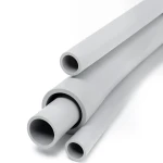 مواسير UPVC مقاس ½ 1 إنش جدول 40 سمك 3.68 مم لون رمادي فاتح