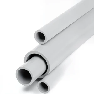 مواسير UPVC جدول 40 مقاس 4 إنش سمك 6.02 مم لون رمادي فاتح