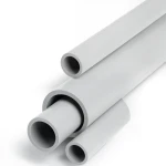 مواسير UPVC جدول 40 مقاس 8 إنش سمك 8.18 مم لون رمادي فاتح