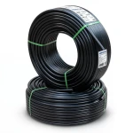 أنابيب HDPE PE 80 ضغط 10 بار قطر 125 مم سمك 9.2 مم لون أسود | نيبروبلاست