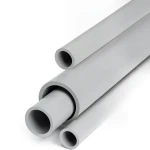 أنابيب UPVC 3P جدول 80 مقاس ¾ إنش سمك 3.91 مم لون رمادي فاتح