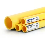مواسير HDPE نيبروبلاست PE 80 ضغط 3.2 بار قطر خارجي 280 مم سمك 6.9 مم لون أصفر | نيبروبلاست