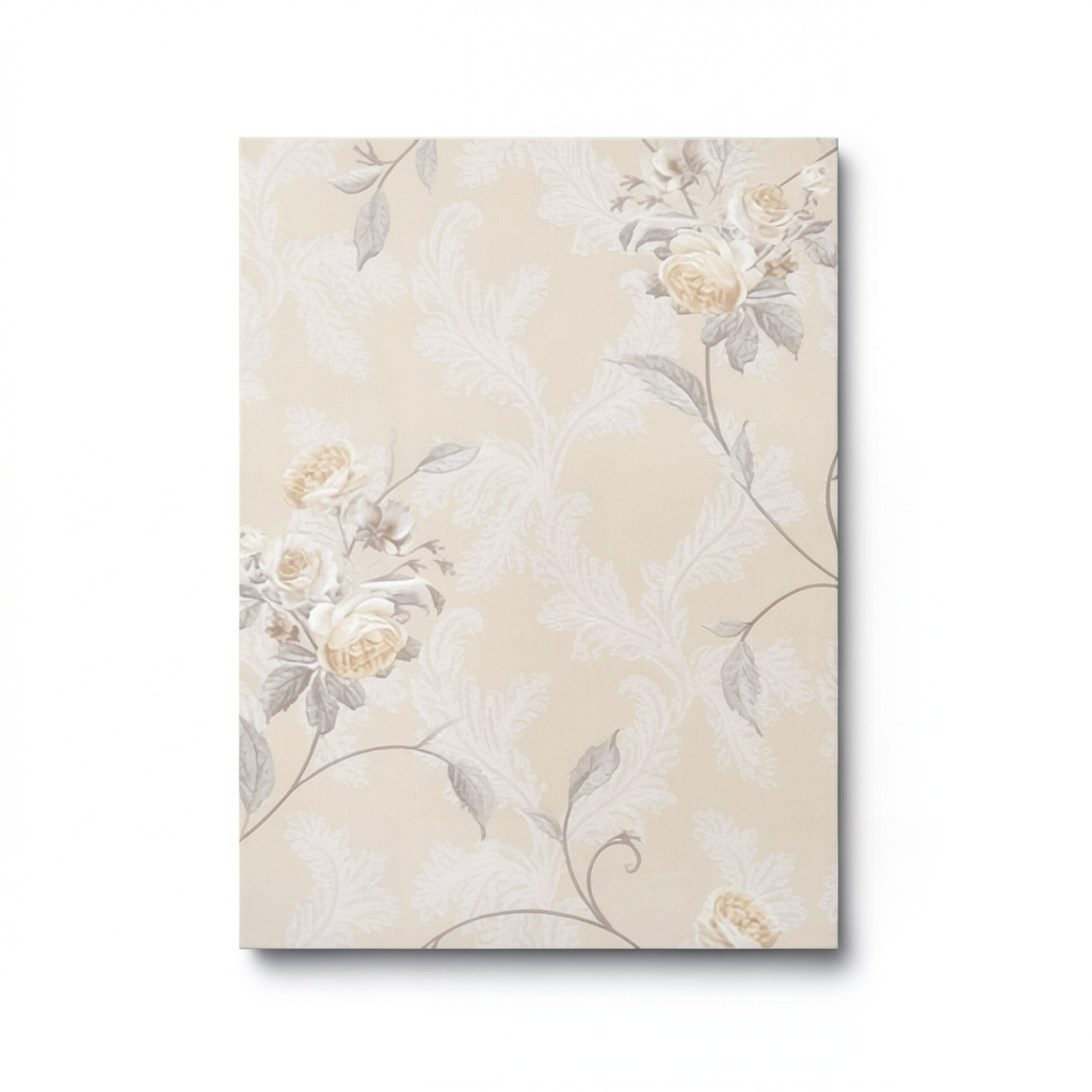 Italian Wall Decoration Beige Color 10m x 1.06m, Model 7310