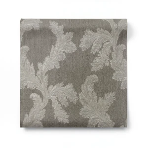 Italian Wallpaper 10m x 1.06m Dark Beige, Model 7302