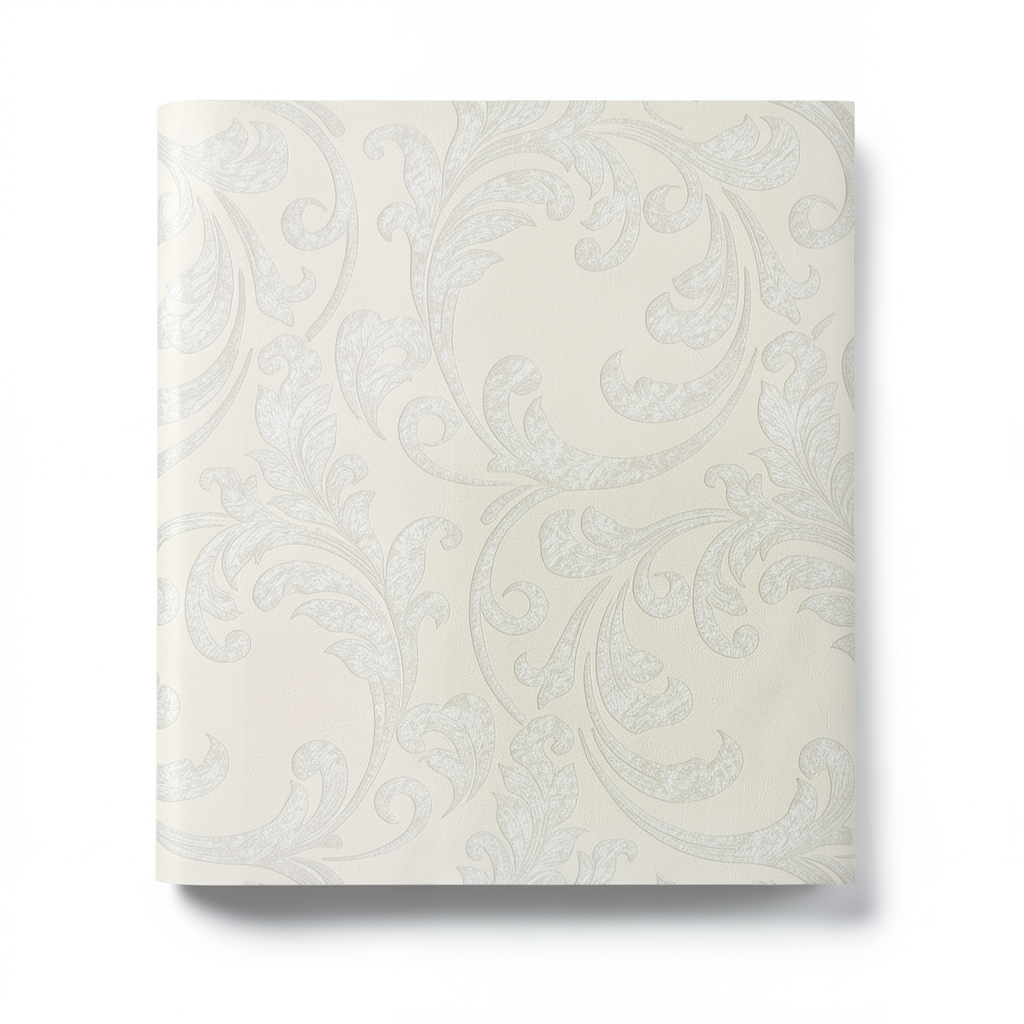 Italian Wallpaper Patterned Design 10m x 0.70m Light Beige