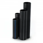 مواسير HDPE الجودة   SDR 26  قطر خارجي 125 مم سمك 4.8 مم لون اسود