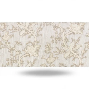 Floral Wallpaper 10m x 1.06m Beige Color, Model 38003