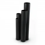 مواسير HDPE الجودة   SDR 26  قطر خارجي 160 مم سمك 6.2 مم لون اسود