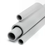 مواسير UPVC جدول 80 مقاس 1 إنش سمك 4.55 مم لون رمادي فاتح