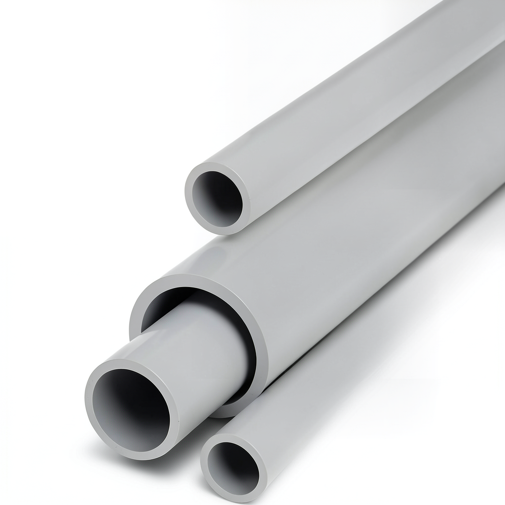 UPVC Pipes Schedule 80 Size 2 ½ inch Thickness 7.01 mm Light Gray