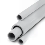 مواسير UPVC جدول 80 مقاس ¼ 1 إنش سمك 4.85 مم لون رمادي فاتح